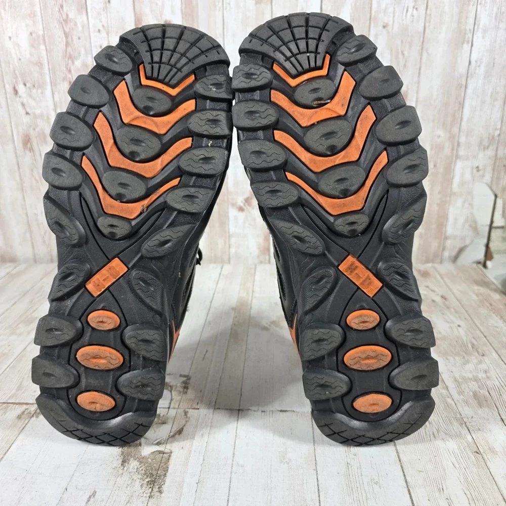 Harley-Davidson Men Black Orange Waterproof Hiking Work Shoes D93327 10.5 M